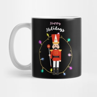 Happy Holidays Nutcracker Mug